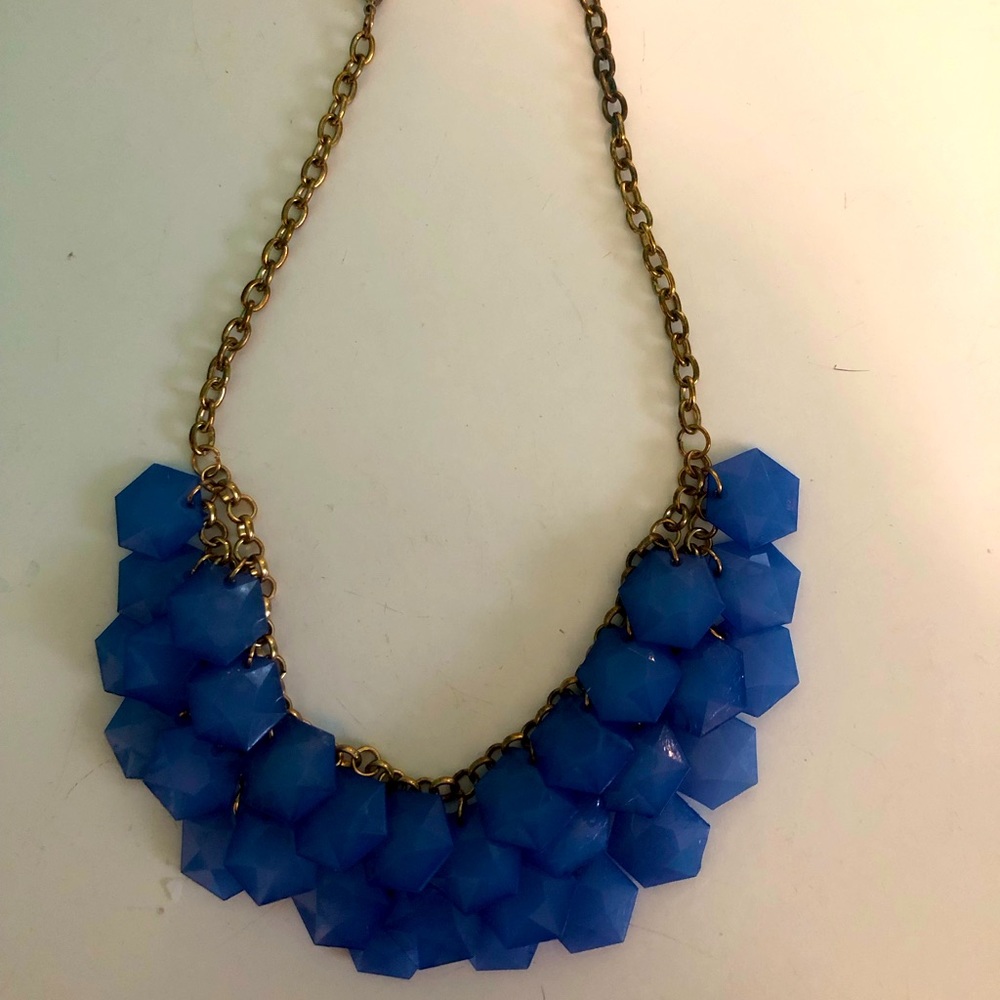 Unique chunky beaded statement necklace